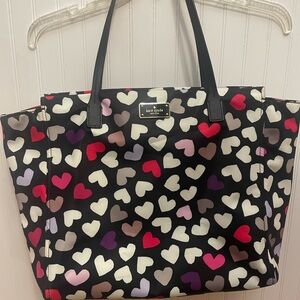 Kate Spade Multicolor Heart Tote Bag